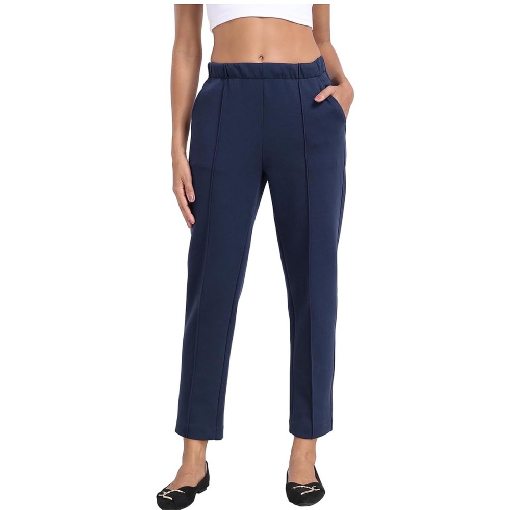 HDE pull-on pin tuck pants